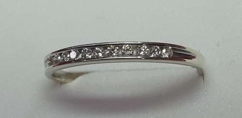 9ct White Gold Diamond Ring