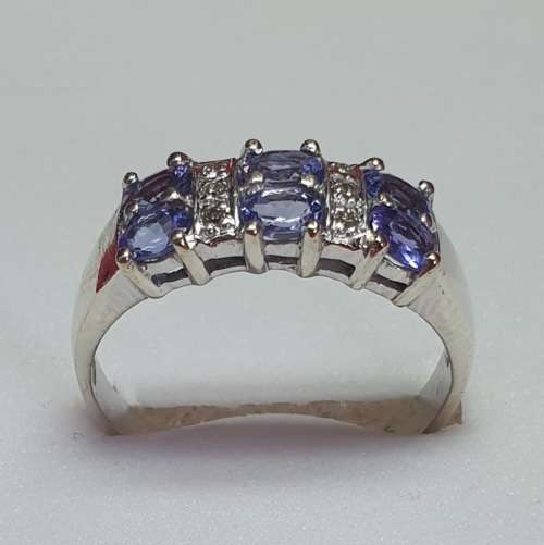 14ct White Gold Diamond Ring