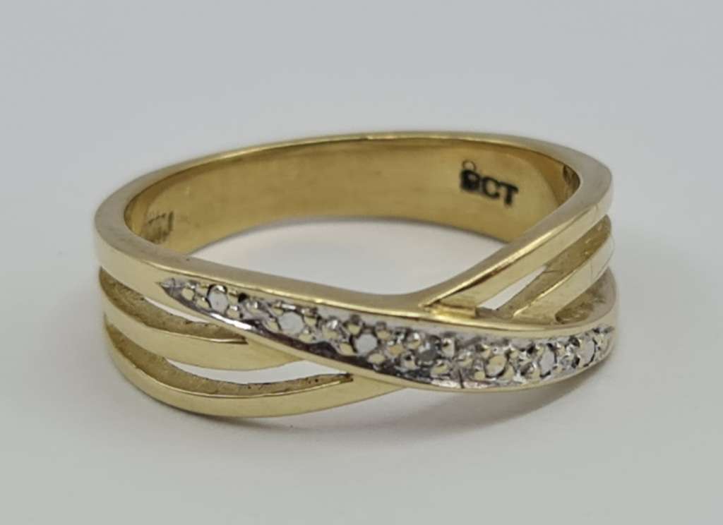 9ct YELLOW GOLD RING