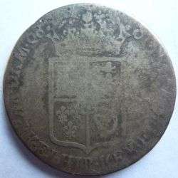 1689 BRITISH HALF CROWN SILVER COIN.
