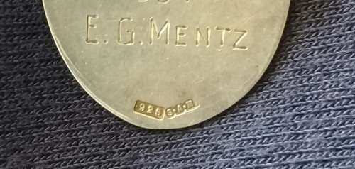 Sterling silver nurses badge