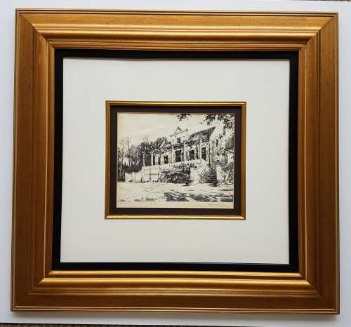 Tinus de Jongh Etching -