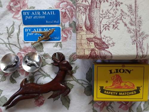 Lovely Vintage collectable Africana *Springbuck Brooch + other* ~ scarce ~ all for 1 Bid!!