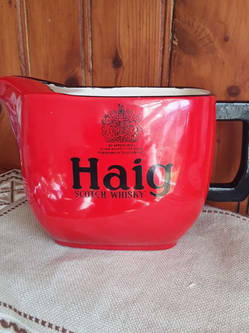 SCARCE!! vintage*CARLTONWARE* HAIG Scotch Whisky Jug!! circa 1940`s/50`s
