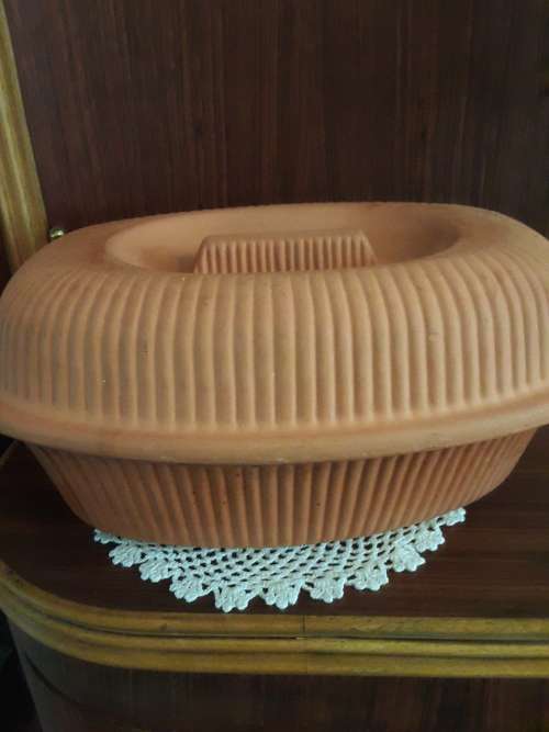 FAB!! Vintage Clay Oven Roaster!! {Romertopf~style} Extra Large