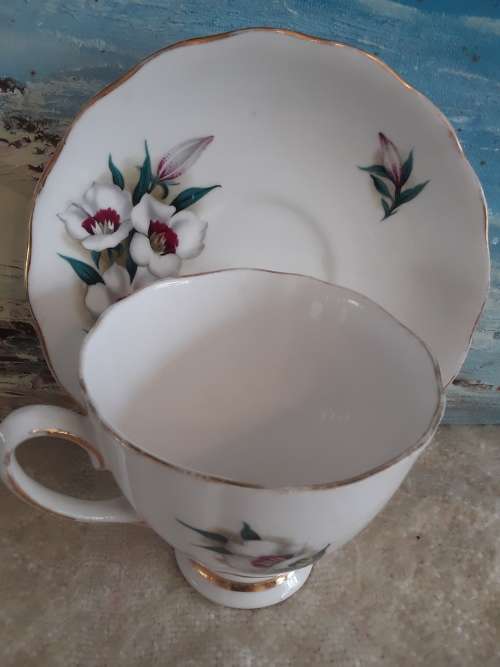 Beautiful *COLCLOUGH* Bone china Tea Duo ~ made in England*