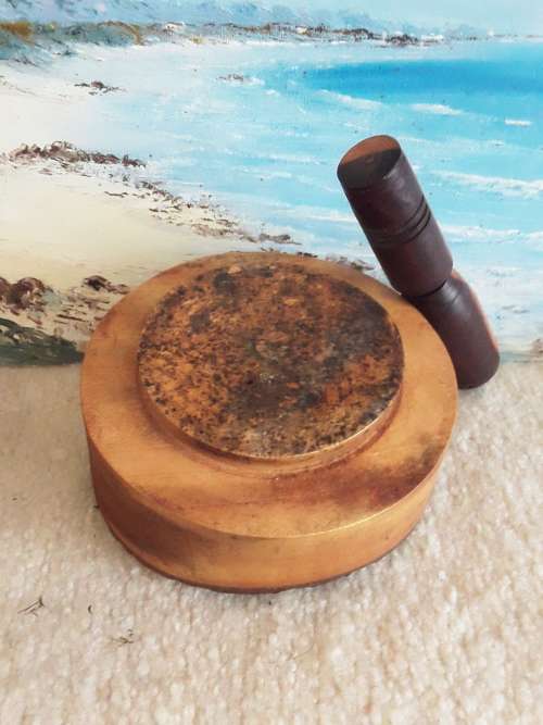 FAB!! Wooden *MORTAR + PESTLE*!!