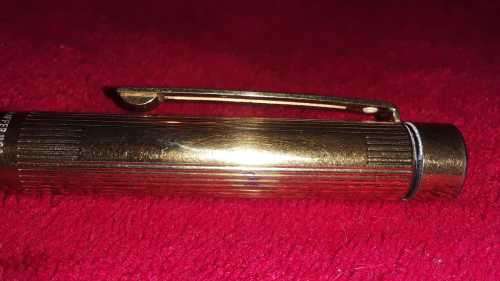 Sheaffer TARGA 1005 Fountain Pen ~ Gold Fluted 14K Nib (585)