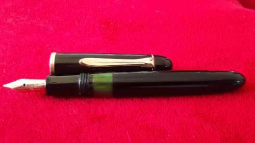 RARE!! *GUNTHER WAGNER* PELIKAN * Black Fountain Pen!!