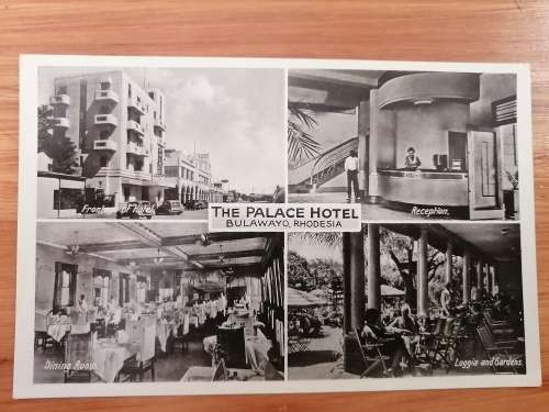 3 Postcards of The Palace Hotel, Bulawayo, Rhodesia
