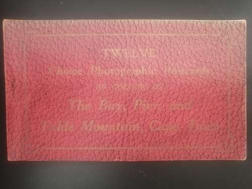 Vintage Postcard booklet by Valentine. 12 Coloured cards of Cape Town. Cards as new