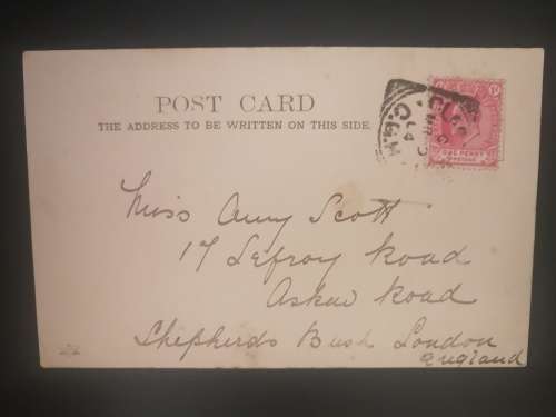 Postcard of : South African Farmyard Scene, Posted 1904