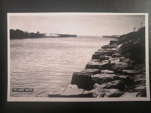 Photographic Postcard of: The Kowie River Mouth, Port Alfred. Unposted