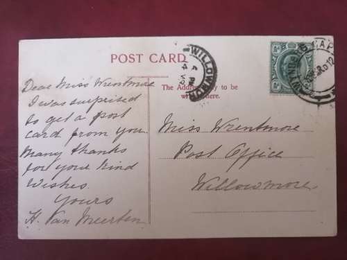 vintage postcard : A Regatta on Boksburg Lake.