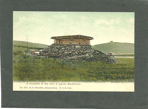 Boer War Blockhouse - Unused Postcard - Lovely condition