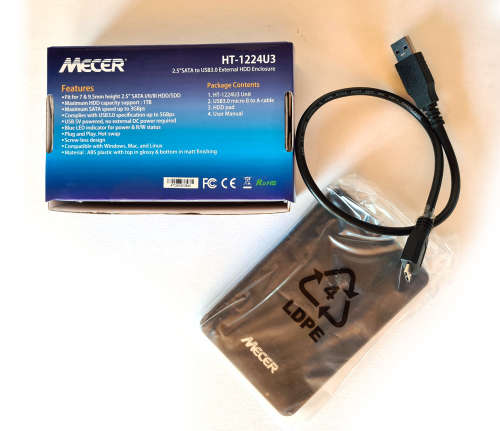 External HDD enclosure - Mecer