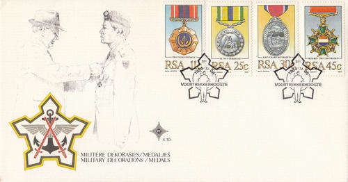 SADF Medals commemorated on stamps (2)