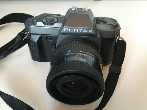 2 SLR Film cameras (Pentax P30t and Casio RF-3) and three lenses