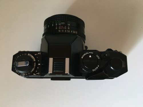 2 SLR Film cameras (Pentax P30t and Casio RF-3) and three lenses