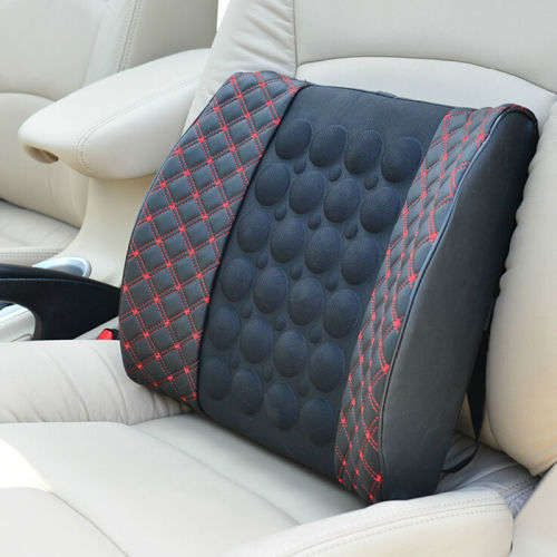 Mobility Massage Car Lumbar Support Cushion Auto Chair Vibration Seat Back Pad