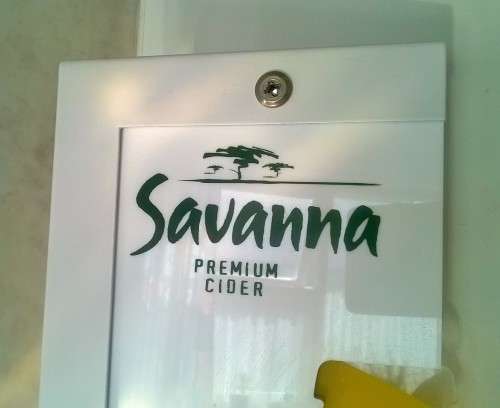 SAVANNA CIDER ILLUMINATED BAR LIGHT. Ideal for Father's Day!