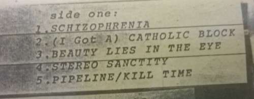 SONIC YOUTH, SISTER LP, 12" Vinyl Record.