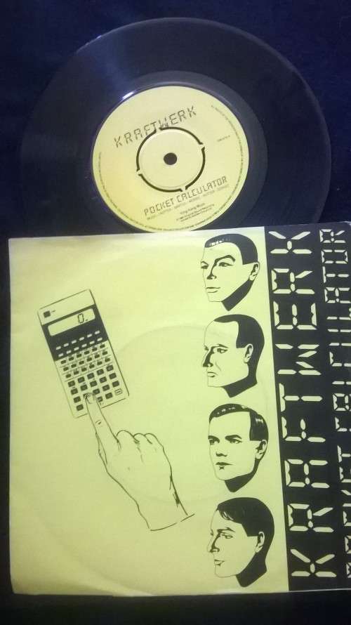 KRAFTWERK, Pocket Calculator. Rare 7" Vinyl Record