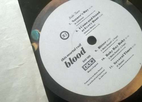 THIS MORTAL COIL, BLOOD LP, 12` VINYL RECORD UK synth rock. Ideal gift.