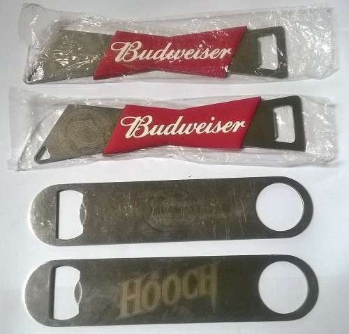 BUDWEISER and SAVANNA BAR ACCESSORIES. Speed bottle openers. Bar blades.