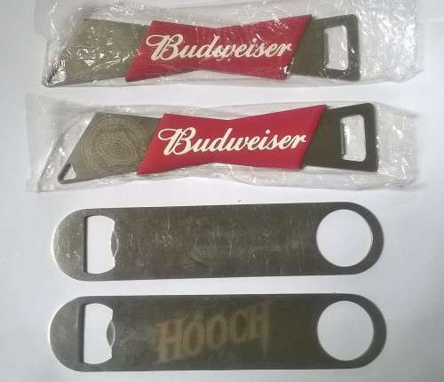 BUDWEISER and SAVANNA BAR ACCESSORIES. Speed bottle openers. Bar blades.