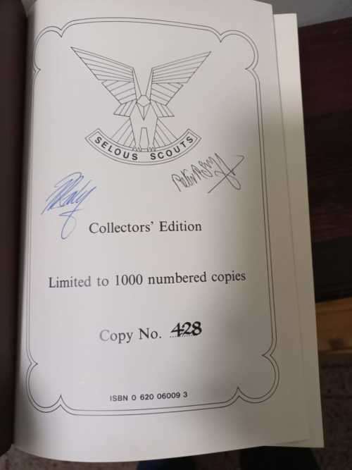 Selous Scouts Top Secret War Ltd edition leatherbound copy