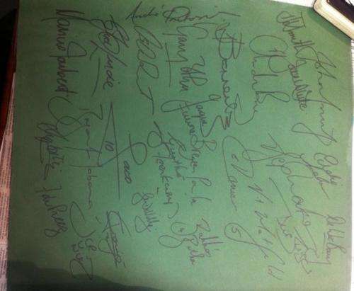 Signed - Jake White's Springbok team