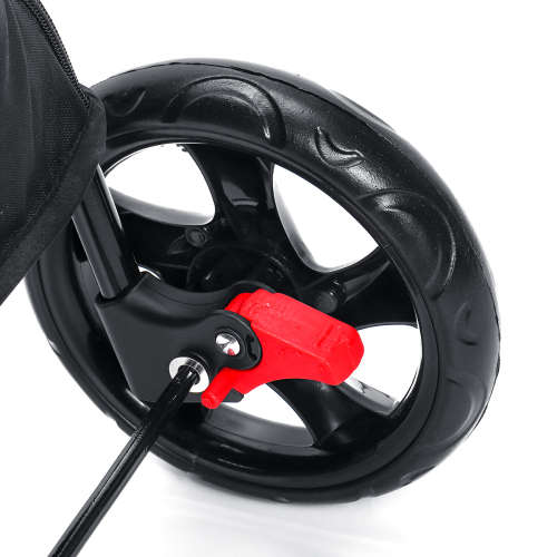 Folding Pet Stroller 4 Wheeled Dog Cat Carrier Cart Outdoor Travel Puppy Trolley