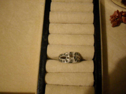 S/Silver Marquisite Ring