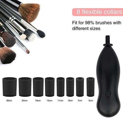 Makeup Brush Cleaner, Automatic And Dry Brushes In Seconds For All Size Cleaning