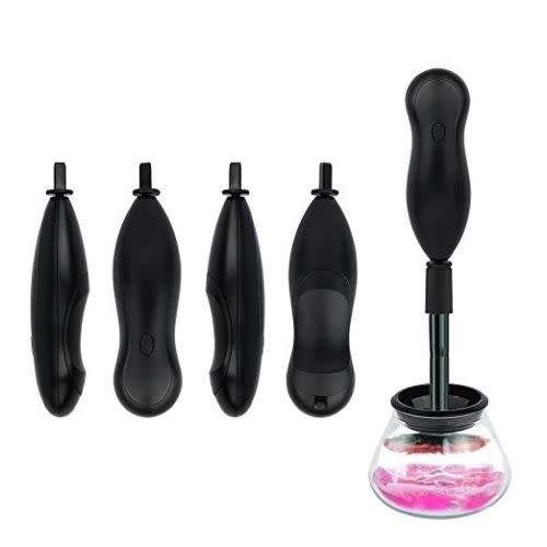 Makeup Brush Cleaner, Automatic And Dry Brushes In Seconds For All Size Cleaning