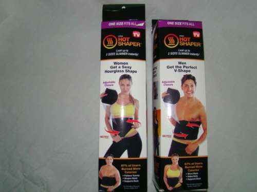Neoprene Fat Burner Hot Slimming Unisex Waist Body Tummy Fit Trimmer Shaper Belt (AS SEEN ON TV)