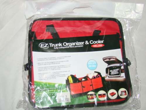EZ Car Auto Trunk Organizer and Cooler Deluxe Power Advantage Collapsible Portable(AS SEEN ON TV)