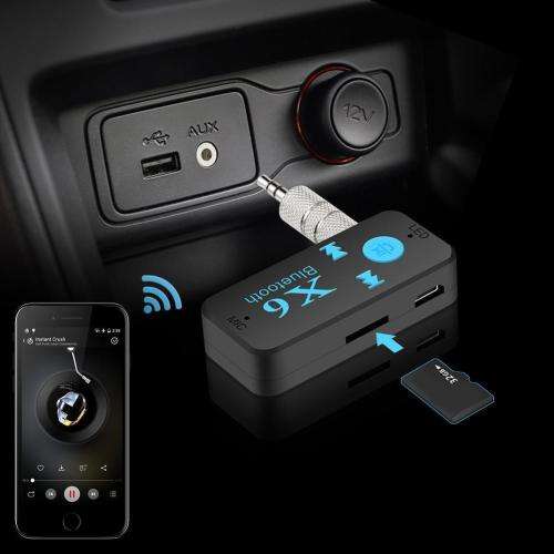 Wireless Bluetooth Receiver 3.5mm Car AUX Audio Adapter Hands-free Music Player
