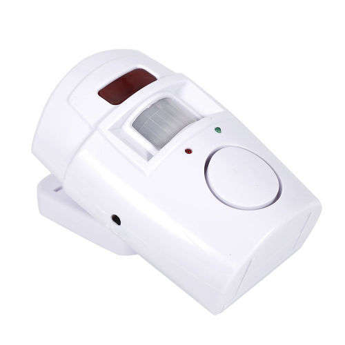 105dB Motion Sensor Detector Alarm Wireless IR Remote Control Security Device BE