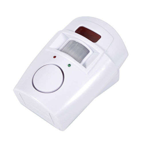105dB Motion Sensor Detector Alarm Wireless IR Remote Control Security Device BE