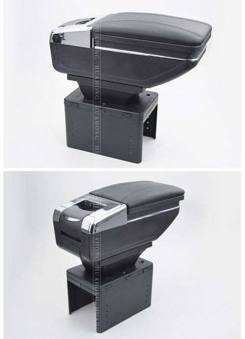 Universal car armrest box cup holder PU Leather auto car-styling parts ( Beige color only)