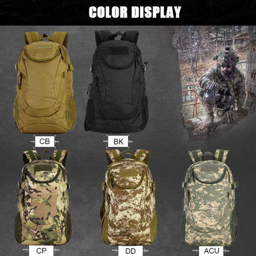 25L Outdoor Sport Tactical Military Double Shoulder waterproof Backpack