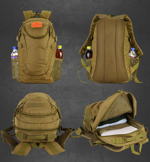25L Outdoor Sport Tactical Military Double Shoulder waterproof Backpack