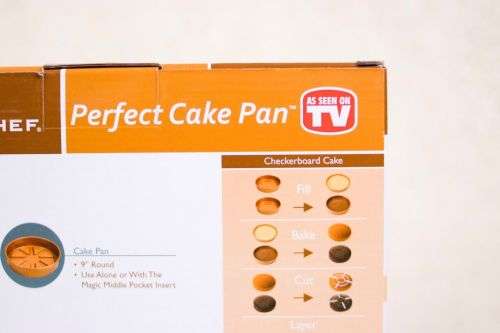 3 Piece Set Copper Chef 9" Perfect Cake Pan Mold Bakeware Kitchen Baking Round