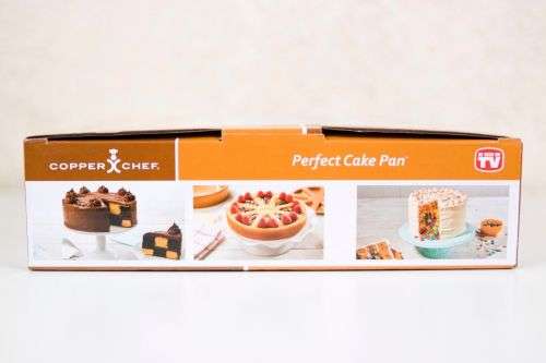 3 Piece Set Copper Chef 9" Perfect Cake Pan Mold Bakeware Kitchen Baking Round