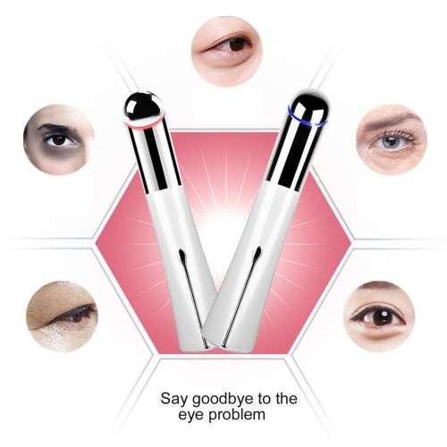 Portable Electric Eye Massager Remove Wrinkles Dark Circles Beauty Instrument DE