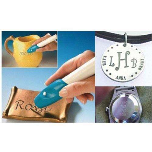 Cool Jewellery Jewelry Steel Engrave Engraving Engraver Pen Carve Hand Tool Kit AS SEEN ON TV!!