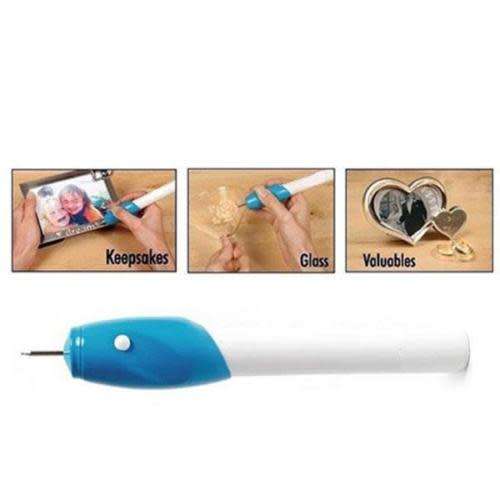 Cool Jewellery Jewelry Steel Engrave Engraving Engraver Pen Carve Hand Tool Kit AS SEEN ON TV!!