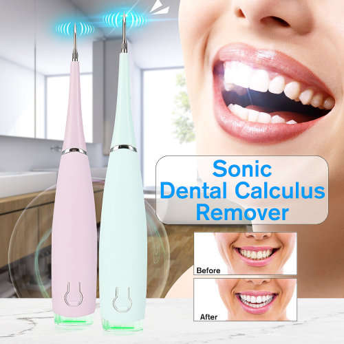 1 Pcs Portable Electric Sonic Dental Scaler Tooth Calculus Tooth Stains Removal Teeth Cleaning Tool